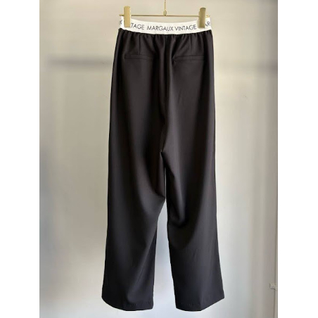 MARGAUX VINTAGE】ロゴウエストタックパンツ | selectshop kusu