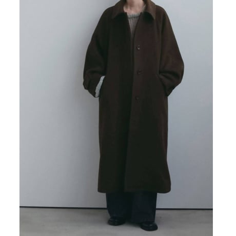 【anuke】Soutiencollar Over Coat　※納期11月中旬～12月中旬