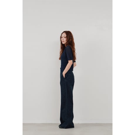 【Hella】wide nep denim　※納期2月中旬〜3月中旬