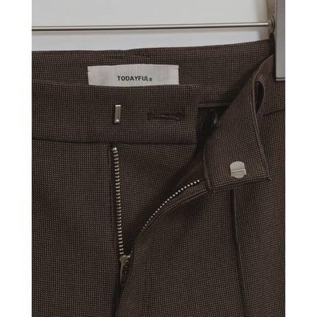 【TODAYFUL】Pintuck Straight Trousers　※納期11月中旬～12月中旬
