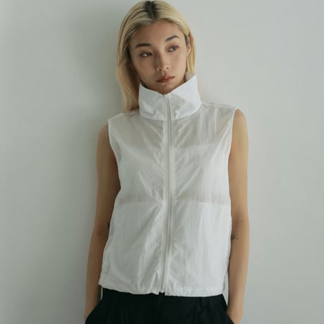 【anuke】Nylon Sleeveless Blouson　※納期3月下旬〜4月下旬