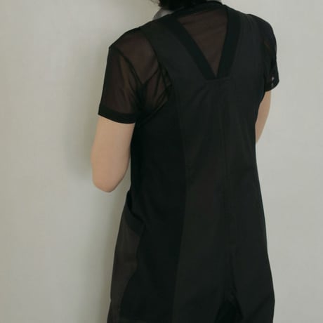 【anuke】Drawstring Vneck Combinaison    ＊
