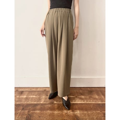 【siro de labonte】tuck easy pants　※納期3月下旬～4月下旬