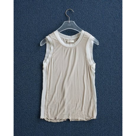 【anuke】Bicolor Tank Top