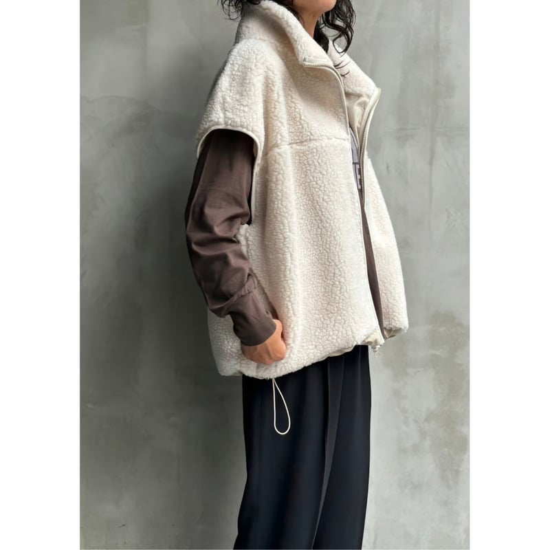 再販✨【flamingo farm】ボアベスト 155029 | selectshop kus