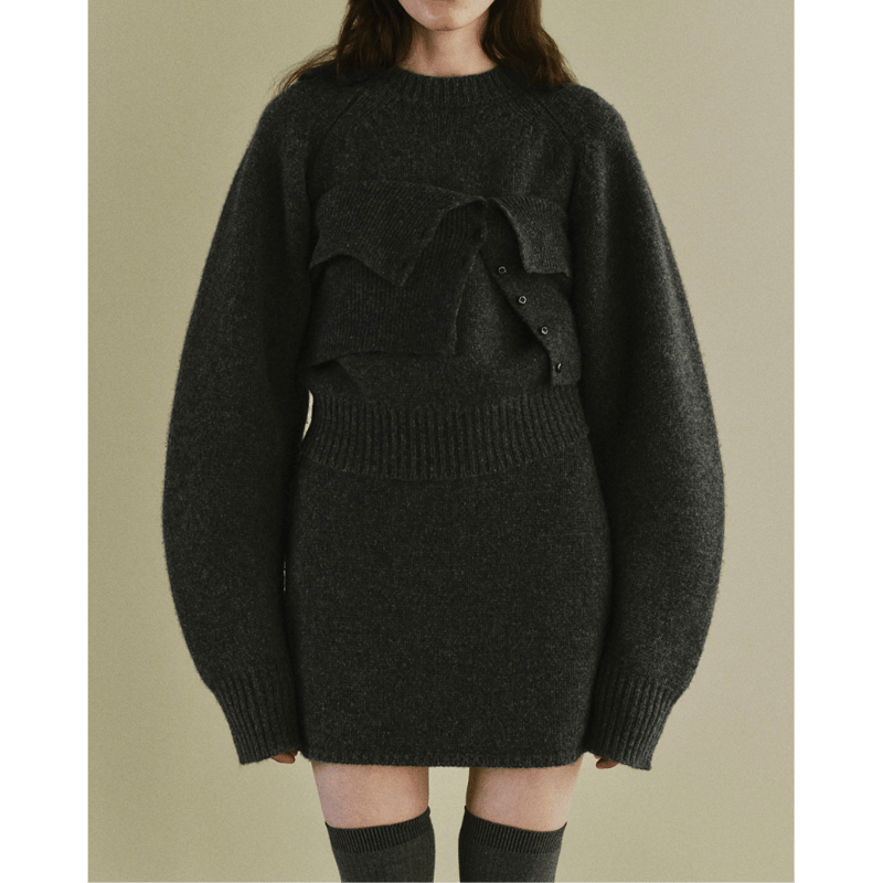 TODAYFUL】Wool 100% Raglan Knit ※納期11月中～12月中 |