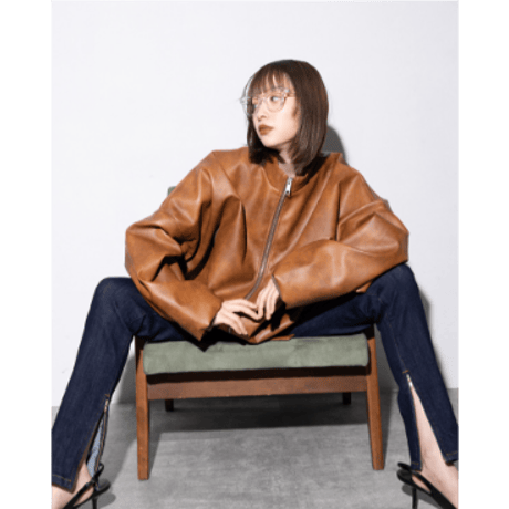 【MARGAUX VINTAGE】レザーライダース