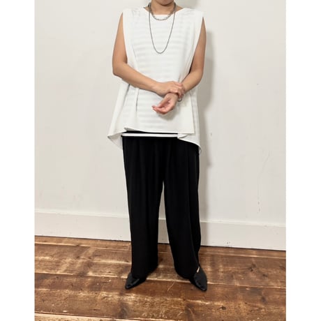 【siro de labonte】tuck flare tank（布帛）