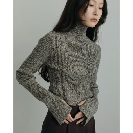 【anuke】Slit Turtle Knit※11月上～12月上