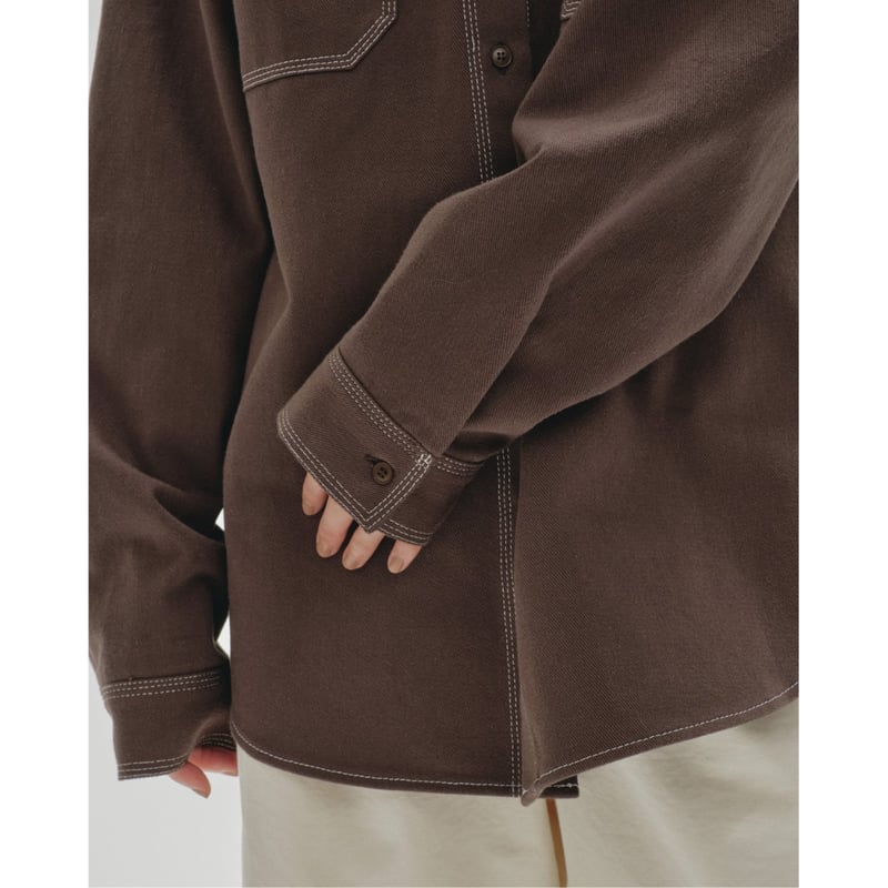 トップス Cottontwill Over Shirts WHT/F todayful TODAYFUL（トゥデイフル）の「Cottontwill Over Shirts（シャツ