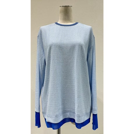【CYAN TOKYO】チュールレイヤー千鳥TOPS