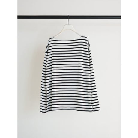 【CHIGNON】ﾎﾞｰﾀﾞｰﾌﾟﾘﾝﾄﾛﾝTee