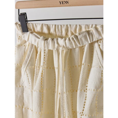 【YENN】 LACE BERMUDA PT