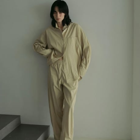 【anuke】 Chambray Over Shirts　※納期2月中旬〜3月中旬