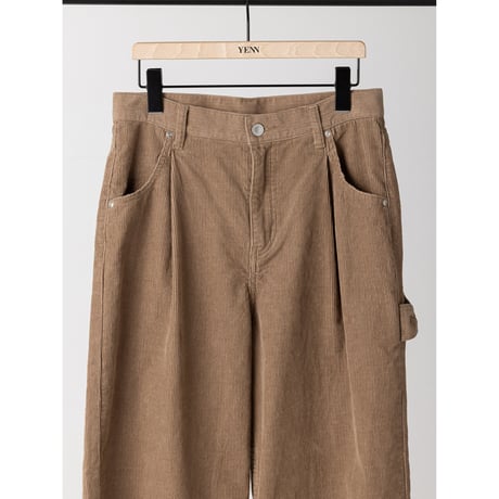 【YENN】WASHED CORDUROY PT　※納期：8月中旬〜9月中旬