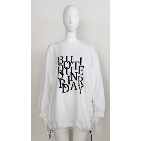 【Boutique Ordinary】Random Typo Pouch Sweatshirt