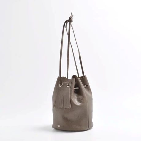 【blancle】S.LEATHER QUILTED DRAWSTRING BAG　bc1220