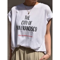 【ROSIEE】肩タックプリントTシャツ
