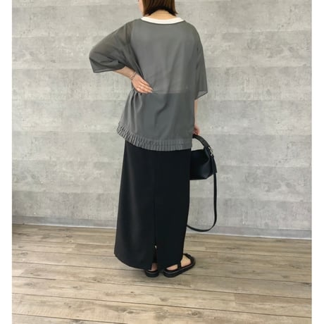 【Anna Kerry】Tシャツ付きブラウス