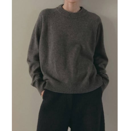 【anuke】Wool Crewneck Tops　※納期11月中旬～12月中旬