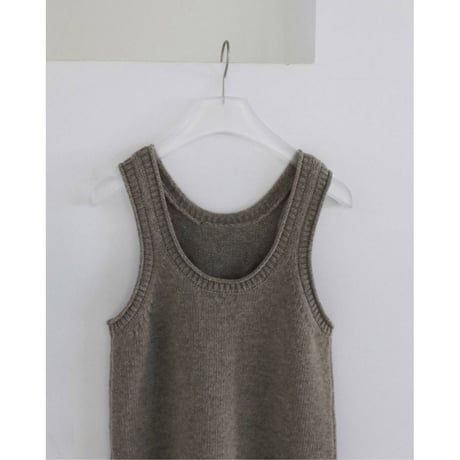【anuke】Knit Long Tanktop