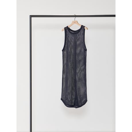 【YENN】MESH KNIT TANK DRESS
