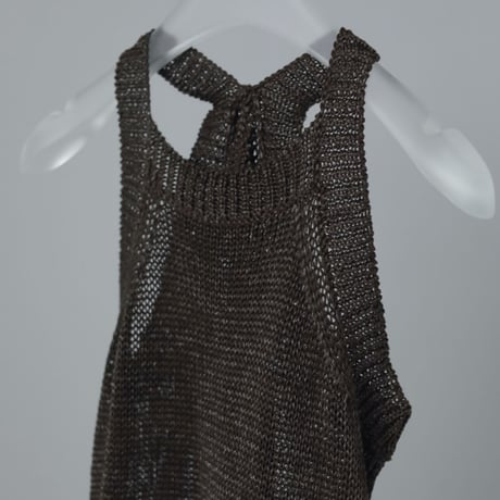 【anuke】Strawyarn Knit Onepiece　※納期4月下旬〜5月下旬