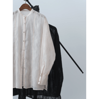 【Hella】cut jacquard long shirt　※納期3月中旬〜4月中旬