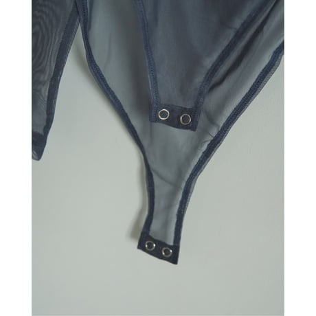 【anuke】Tulle Gather Bodysuit※9月上～10月上