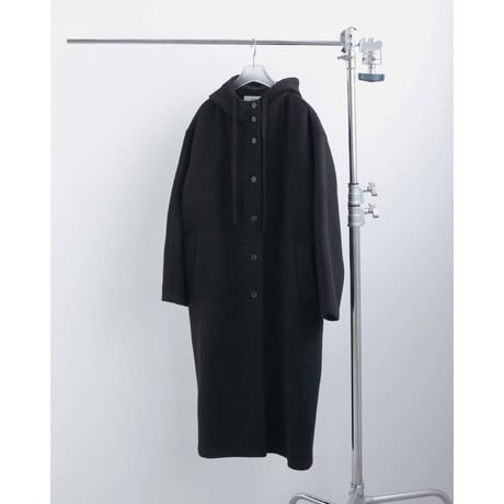 【anuke】Wool Hoodie Coat