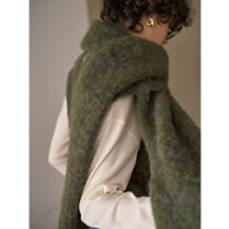 【YENN】FLUFFY MUFFLER※納期8/上～8/中
