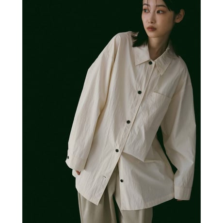【anuke】Over Pocket Shirts