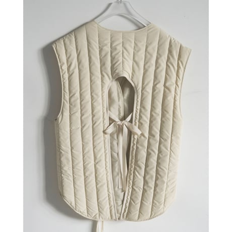 【anuke】Backopen Stripe Vest※10月中～11月中
