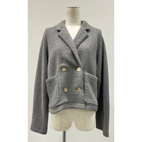 【CYAN TOKYO】ワッフルレースWテーラードJK