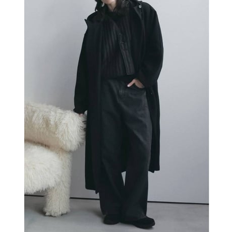 【anuke】Wool Hoodie Coat