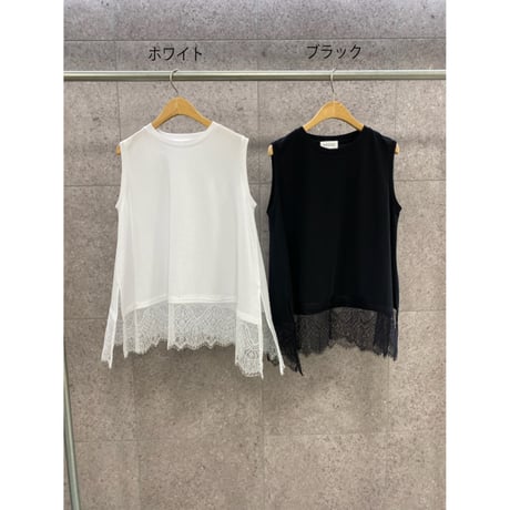 【ROSIEE】裾レースTOPS
