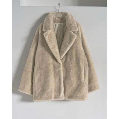 【anuke】Eco Minkfur Jacket※11月中～12月中