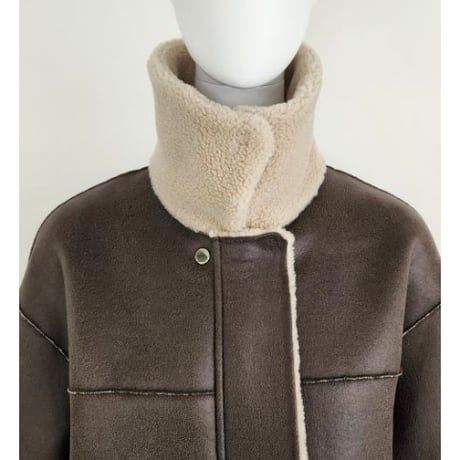 【Boutique Ordinary】Reversible Faux Shearling Jacket  ※納期9/末～10/末