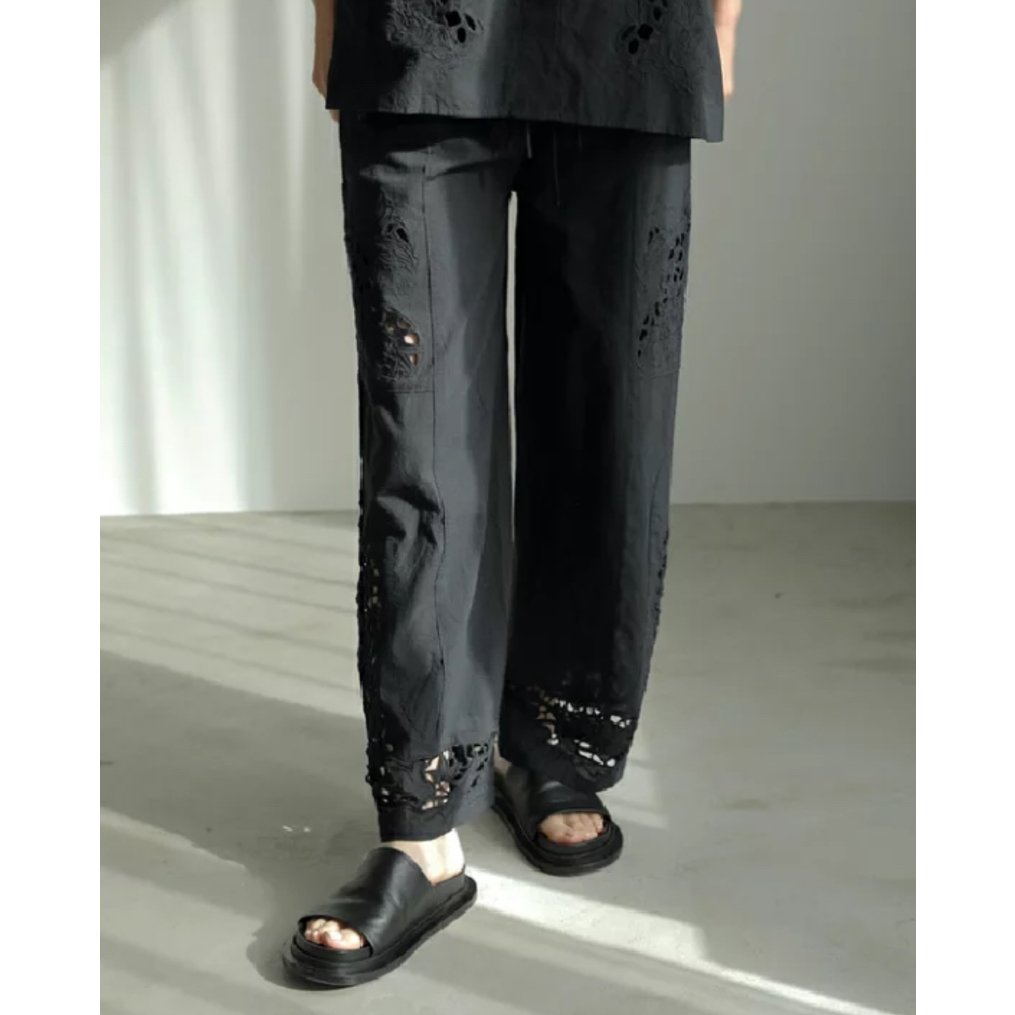 2024春夏 anuke(アンヌーク) Cutwork Lace Pants ANUKE (アンヌーク）Cutwork Lace Pants 即日発送 : RAPTURE