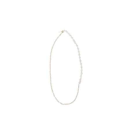 【Sea'ds mara】Pearl linked chain necklace