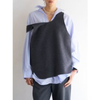 【YENN】W FACE OVER VEST