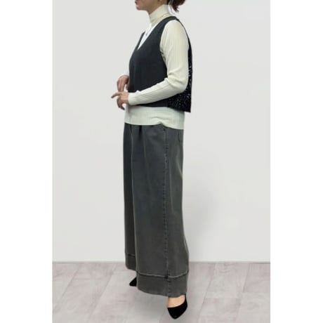 【QTUME】2WAYクロップドベスト