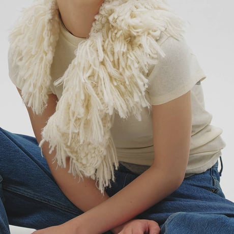 【TODAYFUL】Fringe Knit Collar　※納期11月中旬～12月中旬