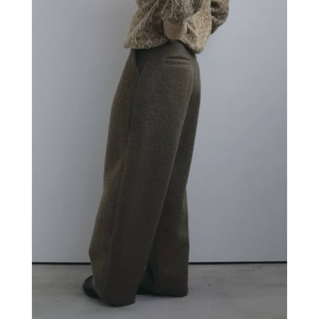 【anuke】Wool Curve Pants　※納期12月中旬～1月中旬