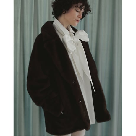 【anuke】Eco Minkfur Jacket※11月中～12月中
