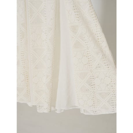 【YENN】CROCHET LACE DRESS