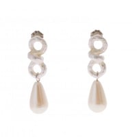 【Sea'ds mara】Knot hoop pearl pierce