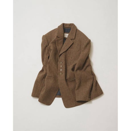 【TODAYFUL】Wool100% Check Jacket　※納期9月下旬～10月上旬