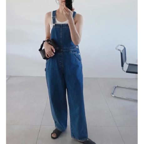 【ànuke】Denim Overall