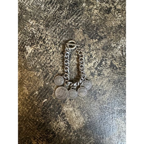 【M.U.L.】Iチェーン5コインブレスレット